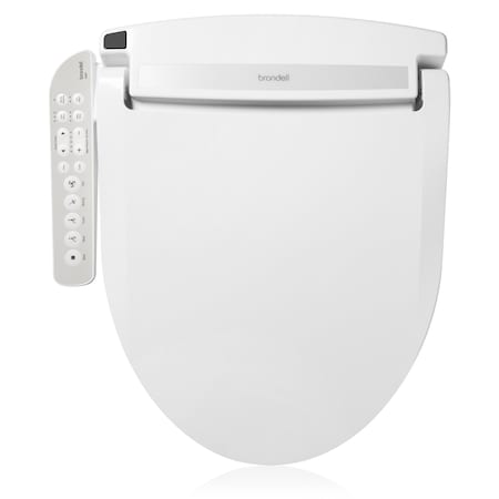 Brondell Swash Select DR801 Sidearm Bidet Seat with Warm Air Dryer and Deodorizer, Elongated White DR801-EW